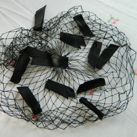 Vintage Lot 10 Hats Fascinator Veil Fur Rockabilly - Picture 6 of 8